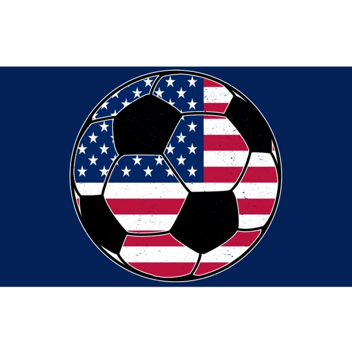 United States Soccer Ball Sport Vintage Bumper Sticker