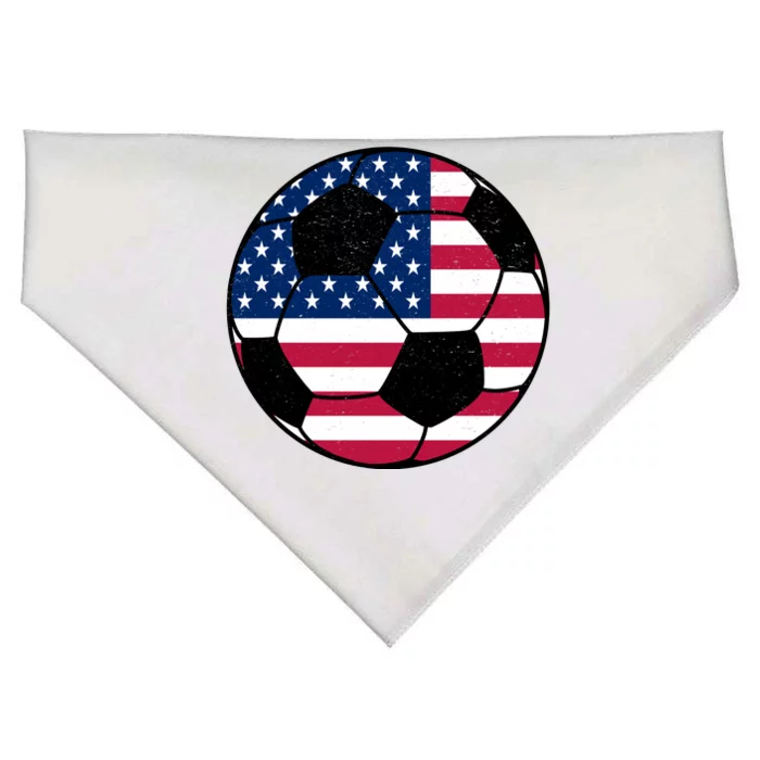 United States Soccer Ball Sport Vintage USA-Made Doggie Bandana