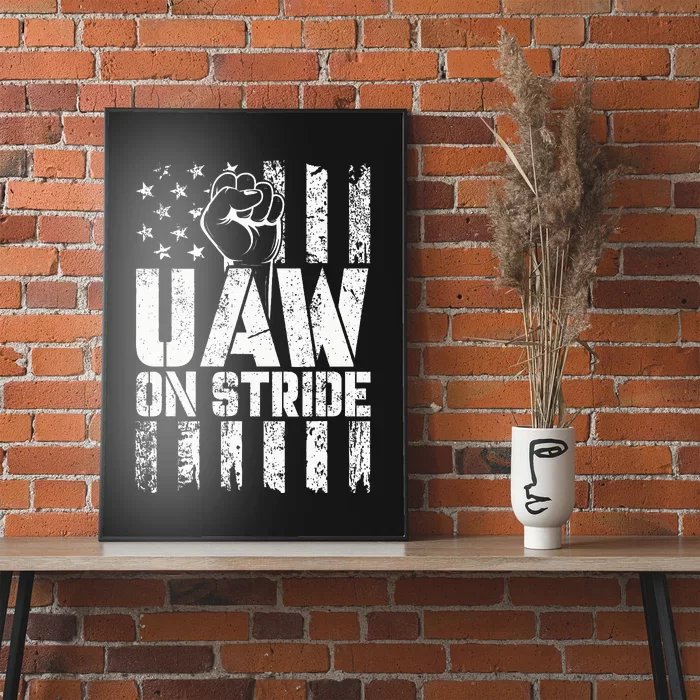 UAW Strong Solidarity UAW Proud Union UAW Laborer Worker Poster