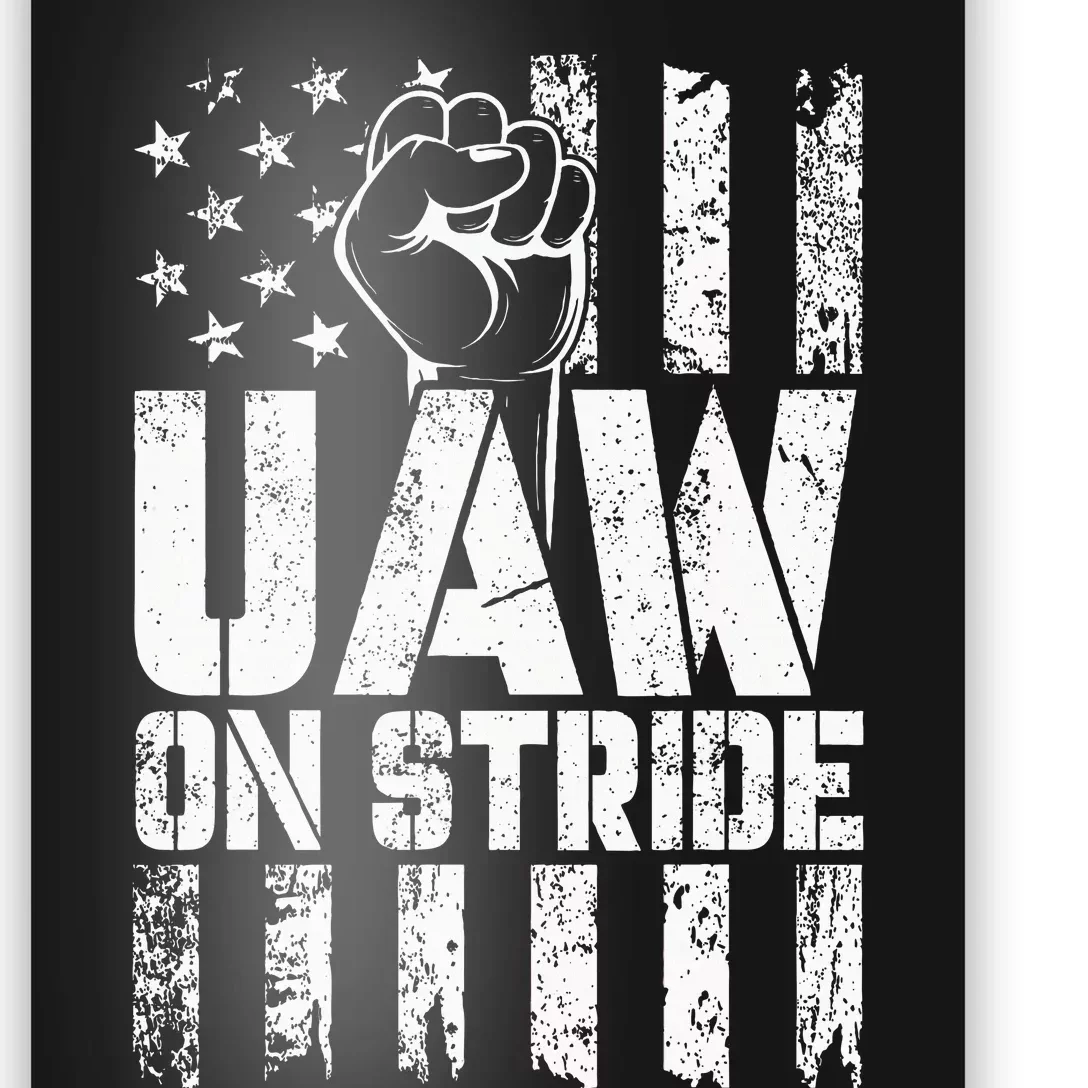 UAW Strong Solidarity UAW Proud Union UAW Laborer Worker Poster