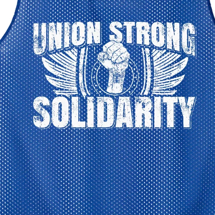 Union Strong Solidarity UAW Worker Laborer Mesh Reversible Basketball Jersey Tank