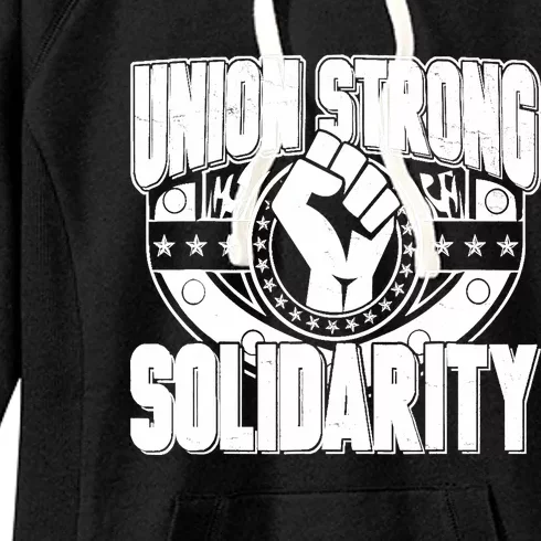 Union Strong Solidarity Women's Fleece Hoodie