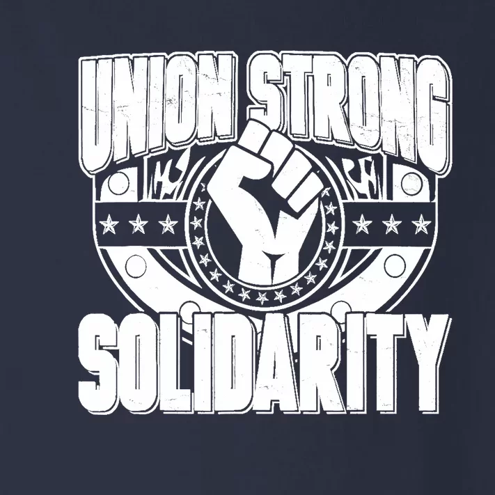 Union Strong Solidarity Toddler Long Sleeve Shirt