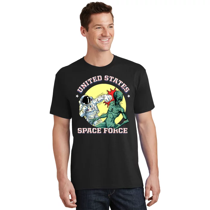 United States Space Force Funny Space Lover & UFO Alien T-Shirt