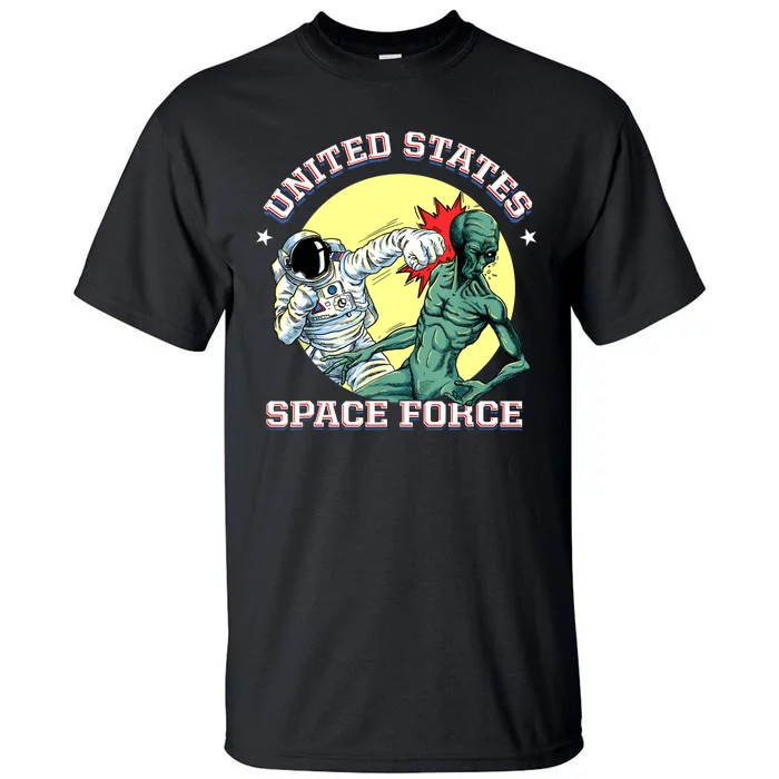 United States Space Force Funny Space Lover & UFO Alien Tall T-Shirt