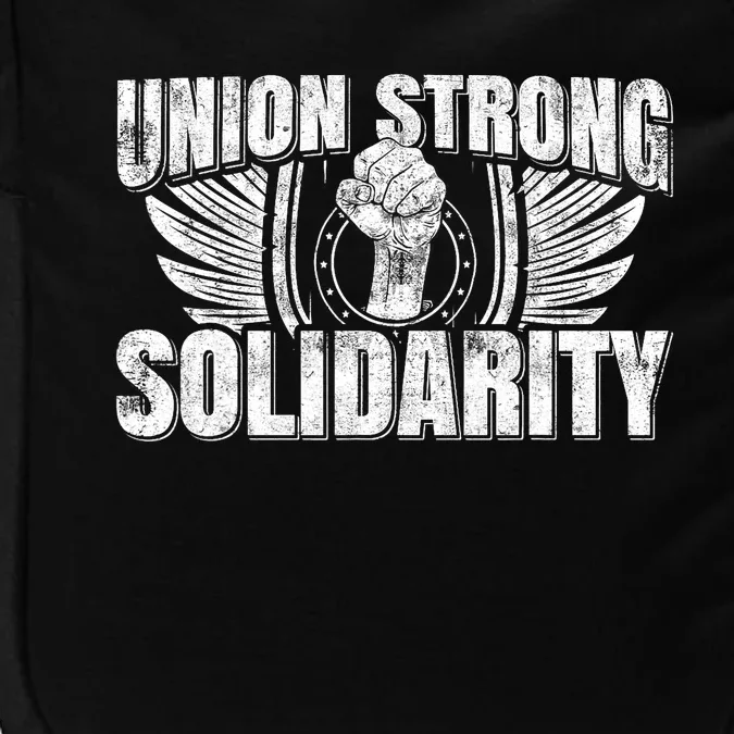 Union Strong Solidarity UAW Worker Laborer Impact Tech Backpack