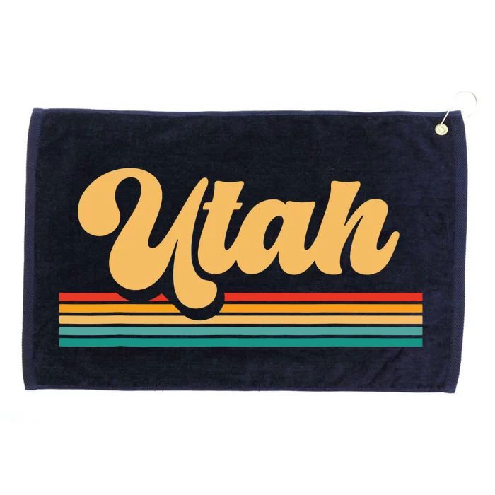 Us State Souvenir Utah Grommeted Golf Towel