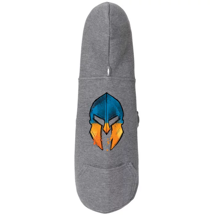 Ukraine Shield Spartan Doggie 3-End Fleece Hoodie