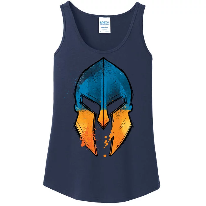 Ukraine Shield Spartan Ladies Essential Tank