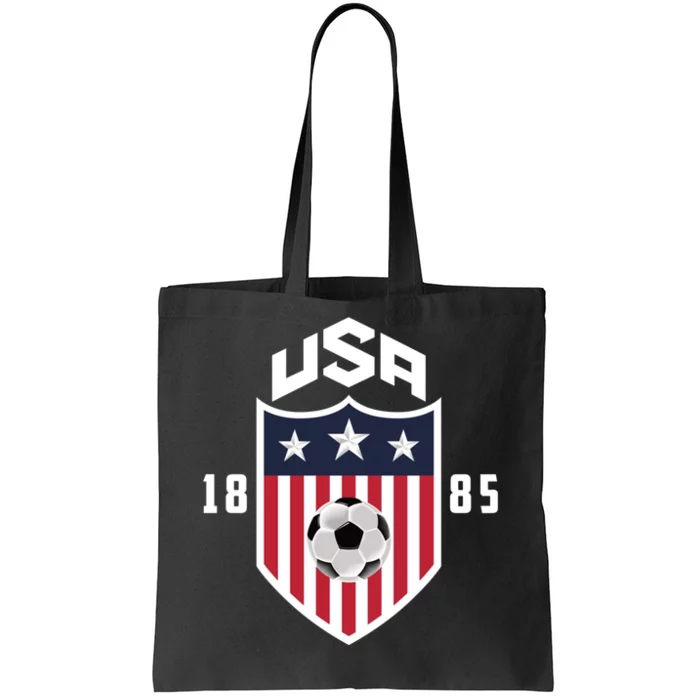 USA Soccer Shirt 1885 American Soccer USA Jersey Fan Tote Bag