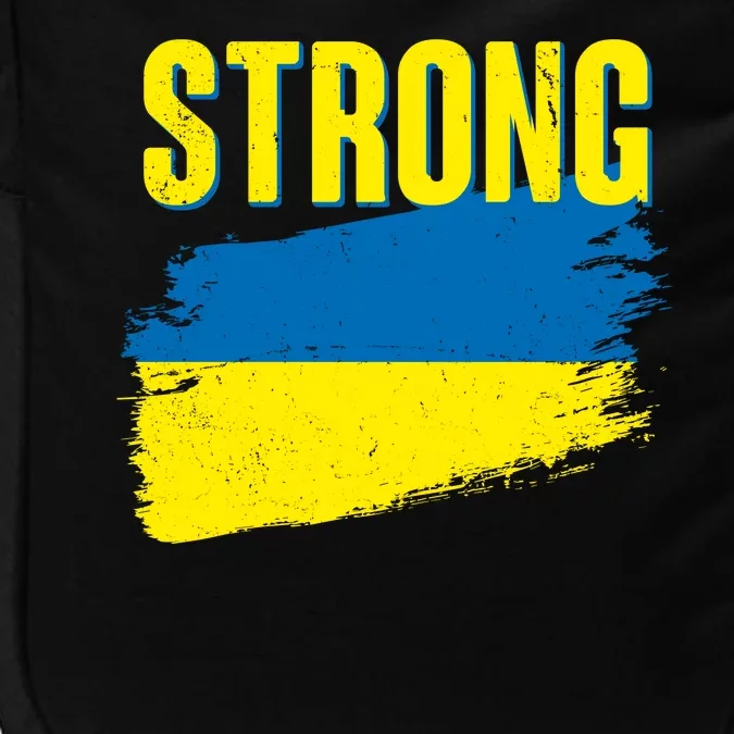 Ukraine Strong Stand With Ukraine Flag Impact Tech Backpack