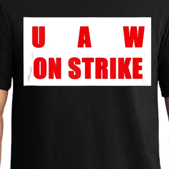 UAW Strike Striking UAW Workers Walkout Gift Design Pajama Set