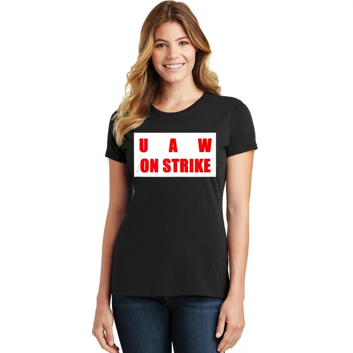 UAW Strike Striking UAW Workers Walkout Gift Design Women's T-Shirt