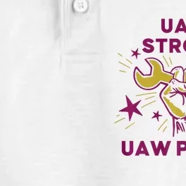 UAW Strong Solidarity UAW Proud Union UAW Laborer Worker Dry Zone Grid Performance Polo