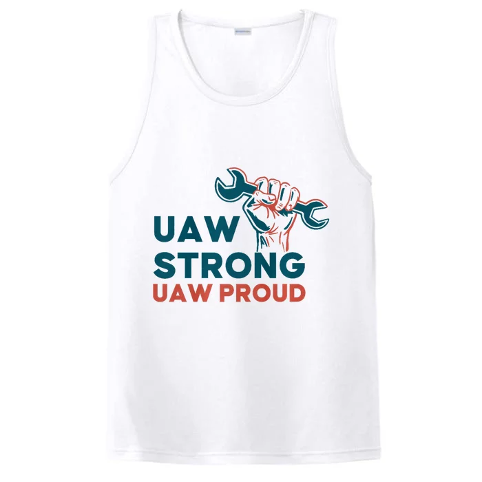 UAW Strong Solidarity UAW Proud Performance Tank