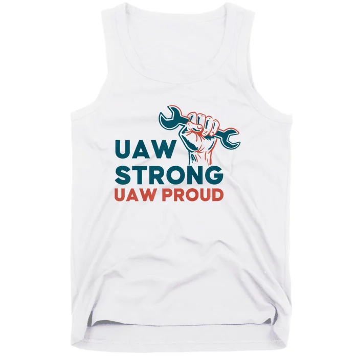 UAW Strong Solidarity UAW Proud Tank Top