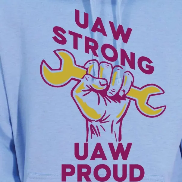 UAW Strong Solidarity UAW Proud Union UAW Strike Unisex Surf Hoodie