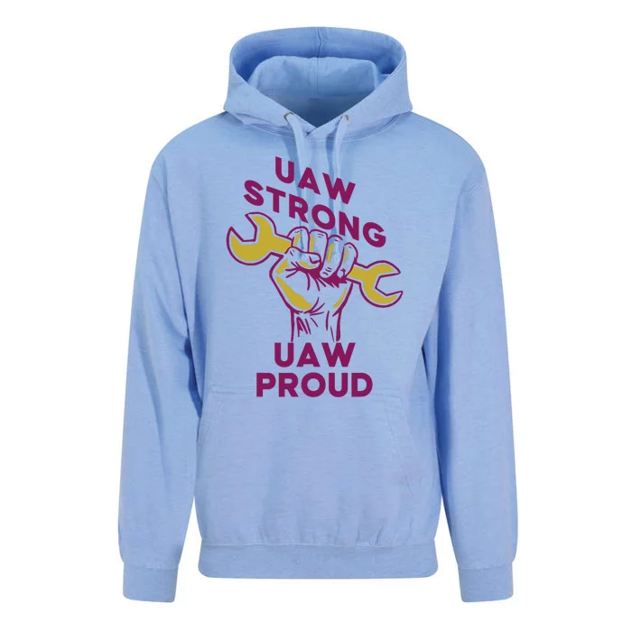 UAW Strong Solidarity UAW Proud Union UAW Strike Unisex Surf Hoodie