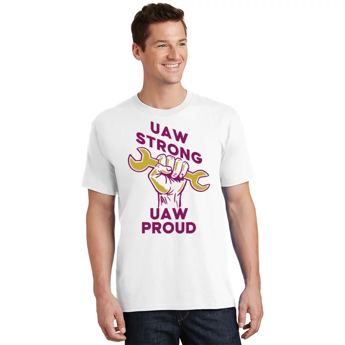 UAW Strong Solidarity UAW Proud Union UAW Strike T-Shirt