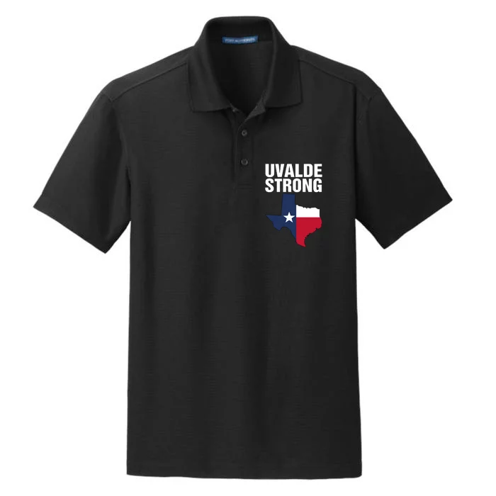 Uvalde Strong Shirt Pray For Texas Uvalde Strong Trendy Dry Zone Grid Performance Polo