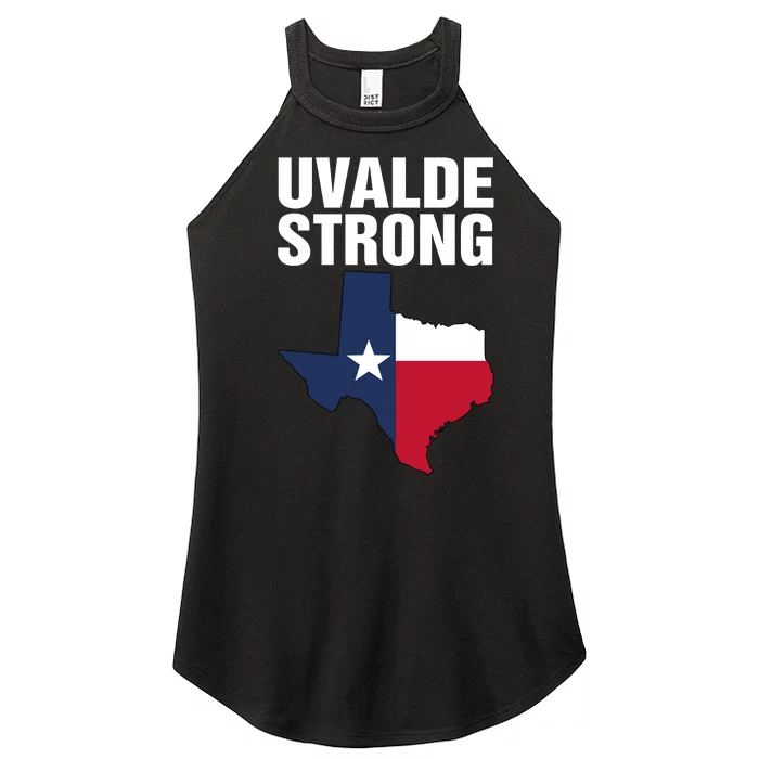 Uvalde Strong Shirt Pray For Texas Uvalde Strong Trendy Women’s Perfect Tri Rocker Tank