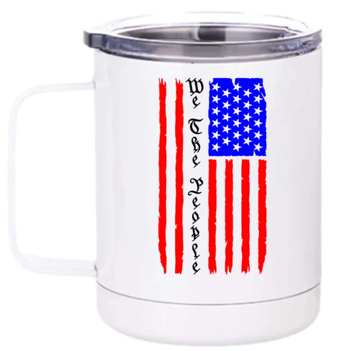 Unity Stars Stripes Front & Back 12oz Stainless Steel Tumbler Cup