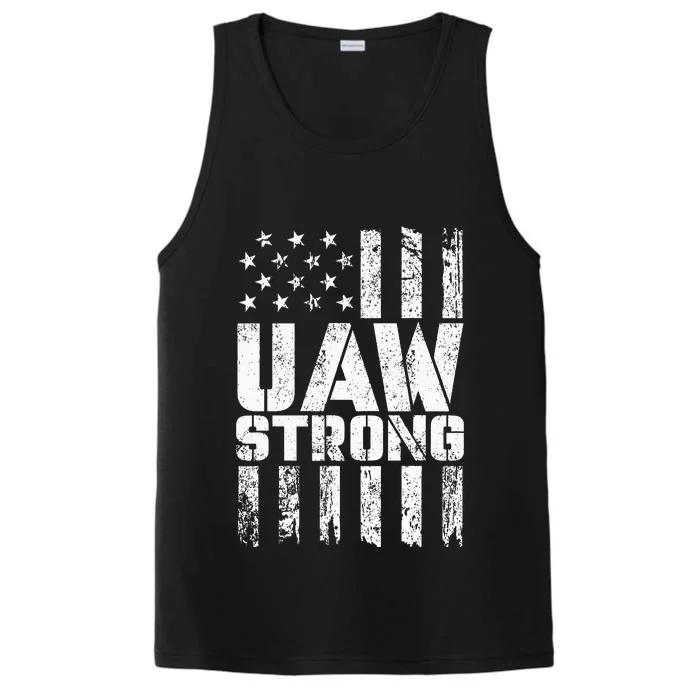 UAW Strong Solidarity UAW Proud Union UAW Laborer Worker Performance Tank