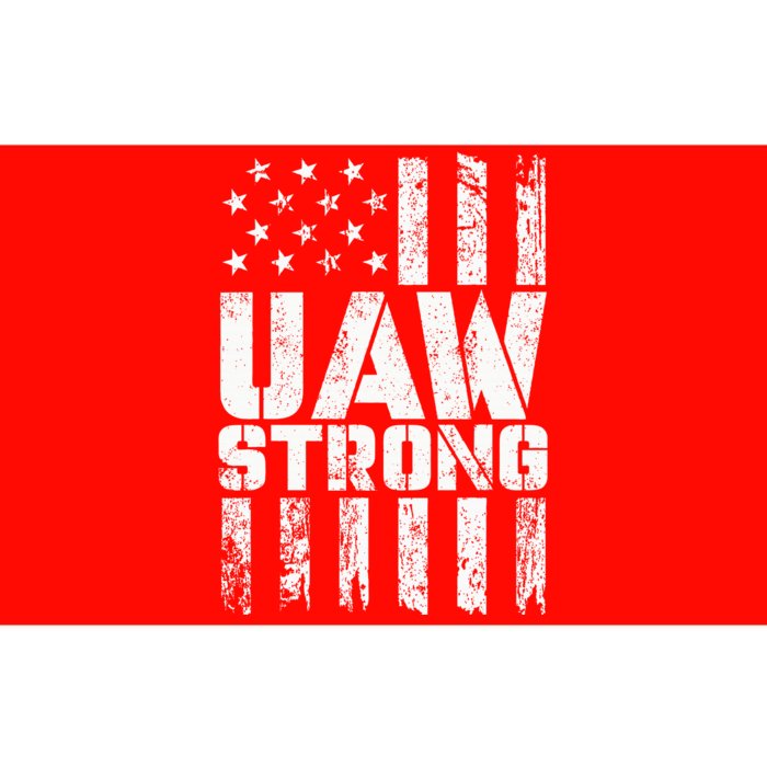 UAW Strong Solidarity UAW Proud Union UAW Laborer Worker Bumper Sticker