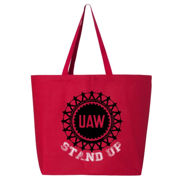 Uaw Strike Stand Up Uaw United Auto Workers Union Uaw Red 25L Jumbo Tote