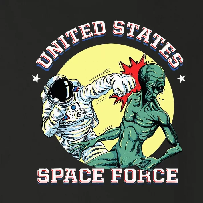 United States Space Force Funny Space Lover & Ufo Alien Toddler Long Sleeve Shirt