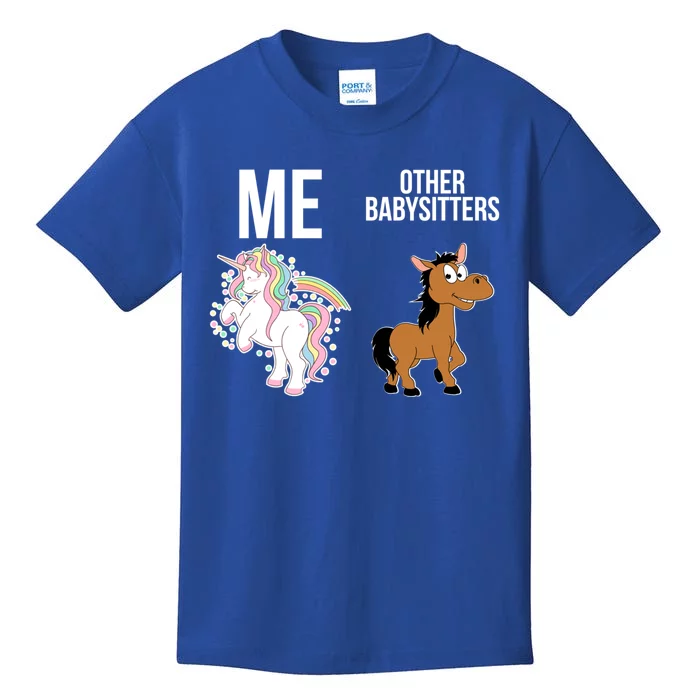 Unicorn Sitter Sitting Sitters Gift Kids T-Shirt