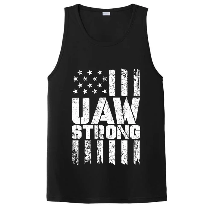 UAW Strong Solidarity UAW Proud Union UAW Laborer Worker Performance Tank