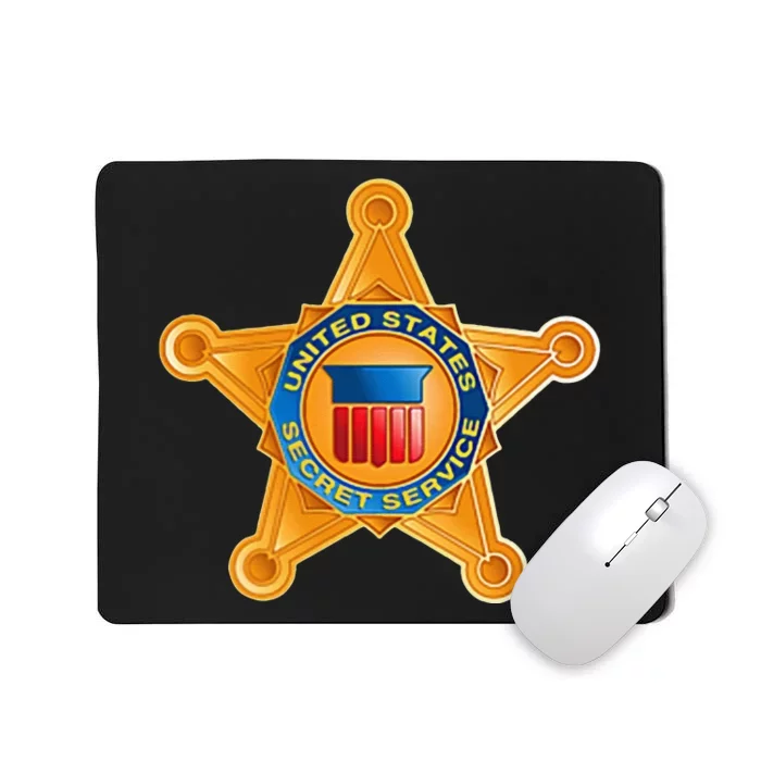 United States Secret Service Badge USSS President Security Mousepad