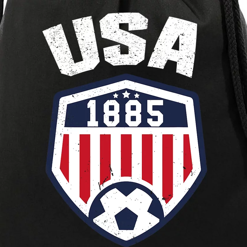 USA Soccer Shirt 1885 American Soccer USA Jersey Fan Drawstring Bag