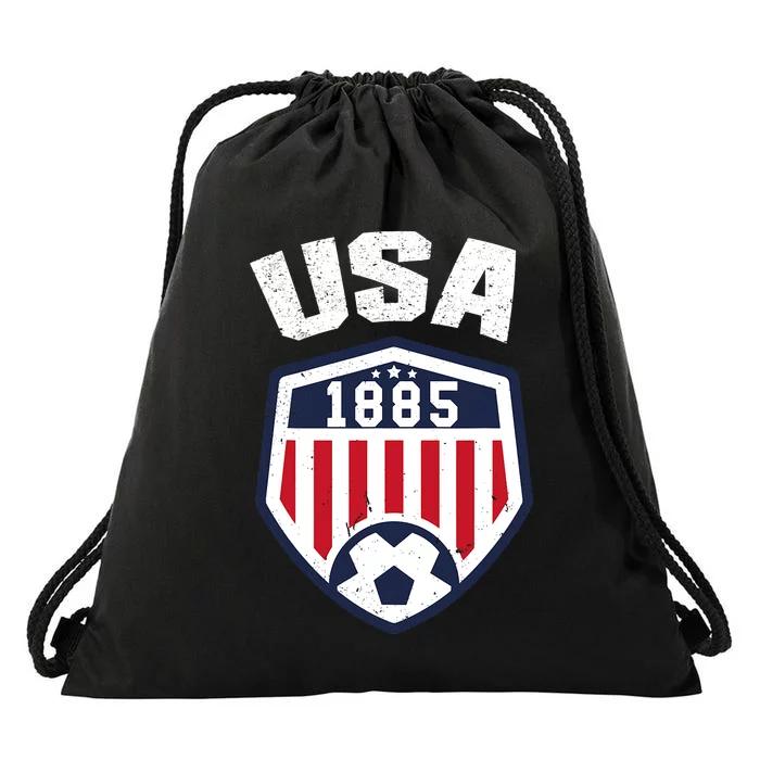 USA Soccer Shirt 1885 American Soccer USA Jersey Fan Drawstring Bag