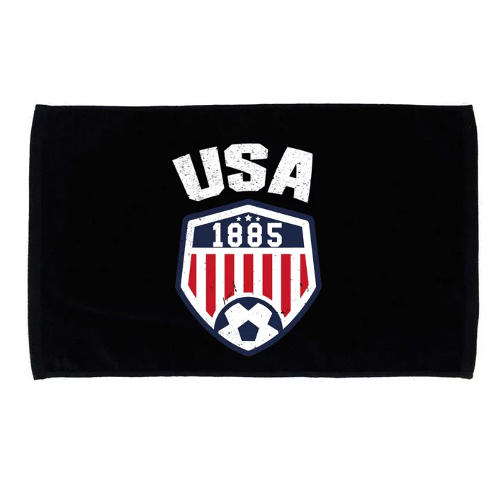 USA Soccer Shirt 1885 American Soccer USA Jersey Fan Microfiber Hand Towel