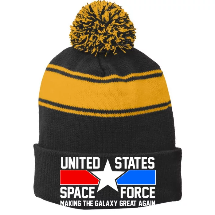 USSF Making The Galaxy Great Again Stripe Pom Pom Beanie