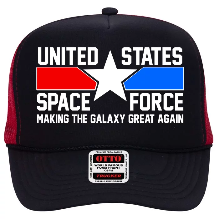 USSF Making The Galaxy Great Again High Crown Mesh Trucker Hat