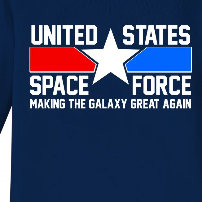 USSF Making The Galaxy Great Again Baby Long Sleeve Bodysuit