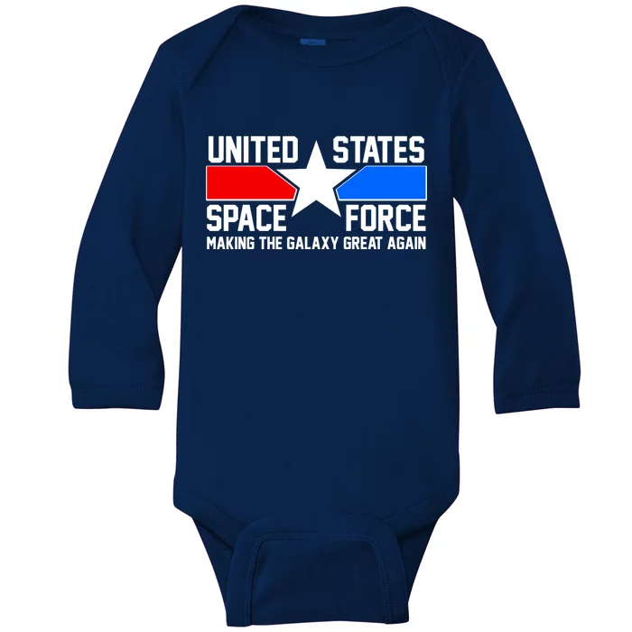 USSF Making The Galaxy Great Again Baby Long Sleeve Bodysuit