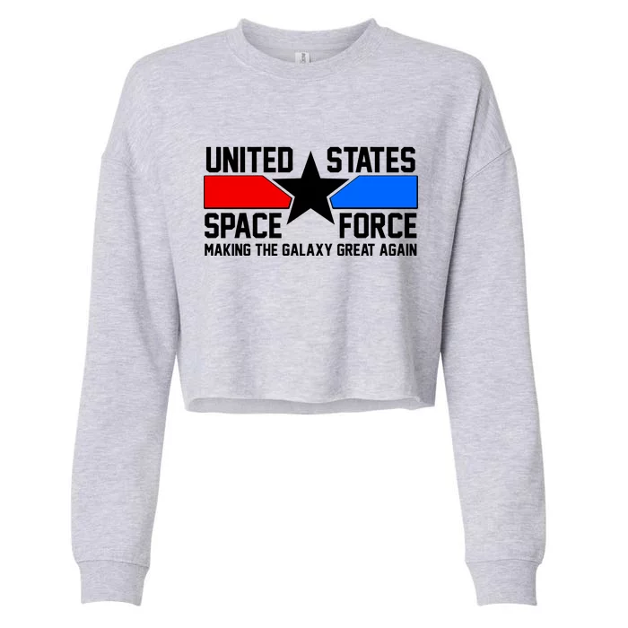 USSF Making The Galaxy Great Again Cropped Pullover Crew