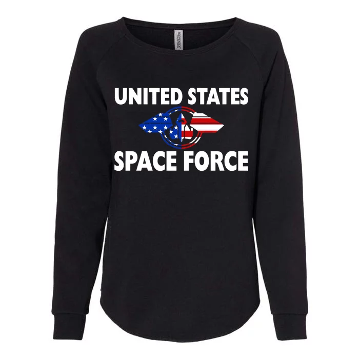 USSF United States Space Force Womens California Wash Sweatshirt