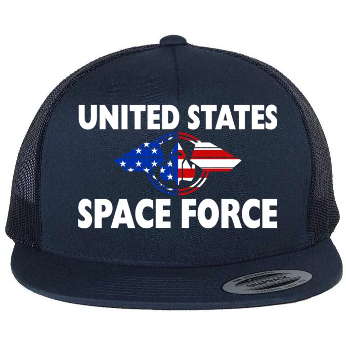 USSF United States Space Force Flat Bill Trucker Hat