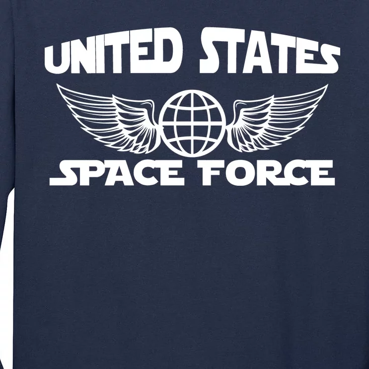 USSF United States Space Force Logo Tall Long Sleeve T-Shirt