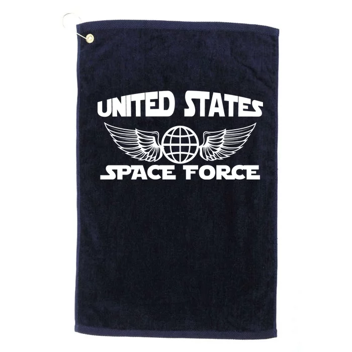 USSF United States Space Force Logo Platinum Collection Golf Towel