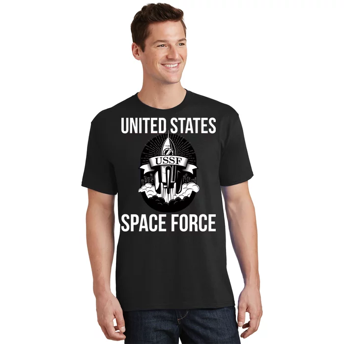 USSF United States Space Force Rocket Blast T-Shirt