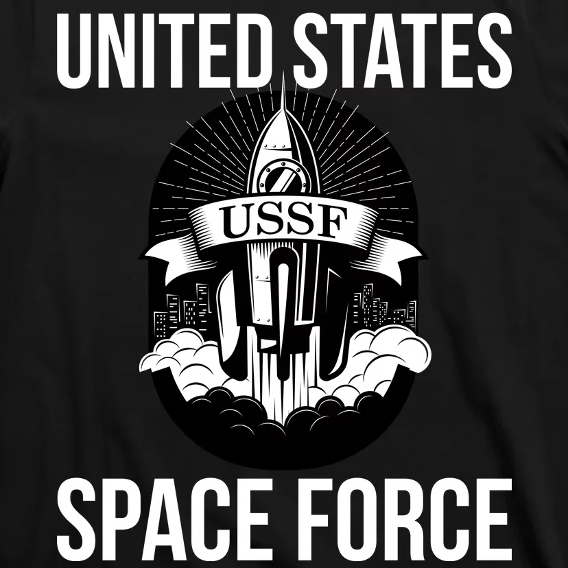 USSF United States Space Force Rocket Blast T-Shirt