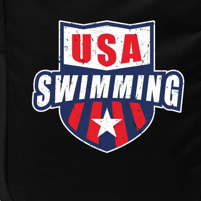 Usa Swimming Team Sports Athlete Us Swim Aquatic Design Gift Impact Tech Backpack