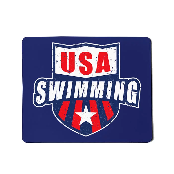 USA Swimming Team Sports Athlete US Swim Aquatic Design Mousepad