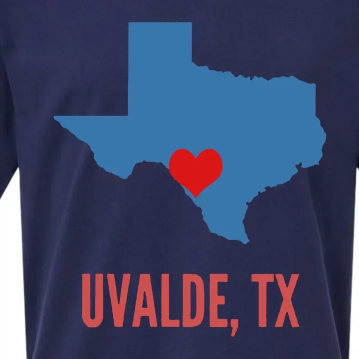 Uvalde Strong Texas Shooting School Sueded Cloud Jersey T-Shirt